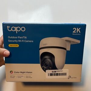 Tapo 2K Outdoor Wired Pan/Tilt Security Wi-Fi Camera, 360° View, Motion Tracking